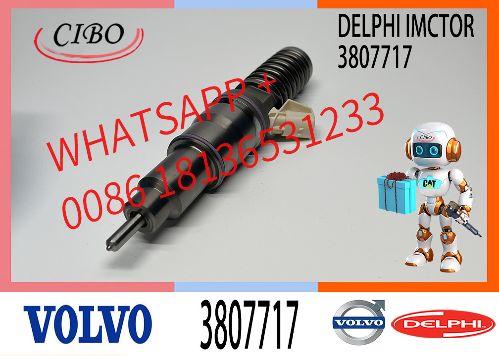 3807717 BEBE4C11001 Common Rail Injector for VOL-VO Penta D12 Guaranteed