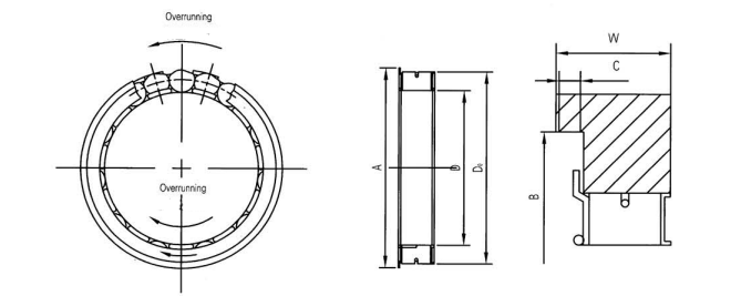 FWD332211CRB Backstop Clutchs CRS CRB FWD332211CRS Freewheel Bearings
