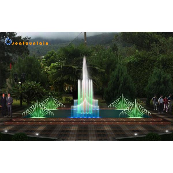 Public Square Angel Musical Fountain Stainless Outdoor