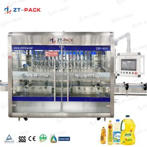 China Olive Corn Oil Filler Equipment Automatic Linear Refined Palm Avocado Sunflower Soybean Cooking Oil Filling wholesale