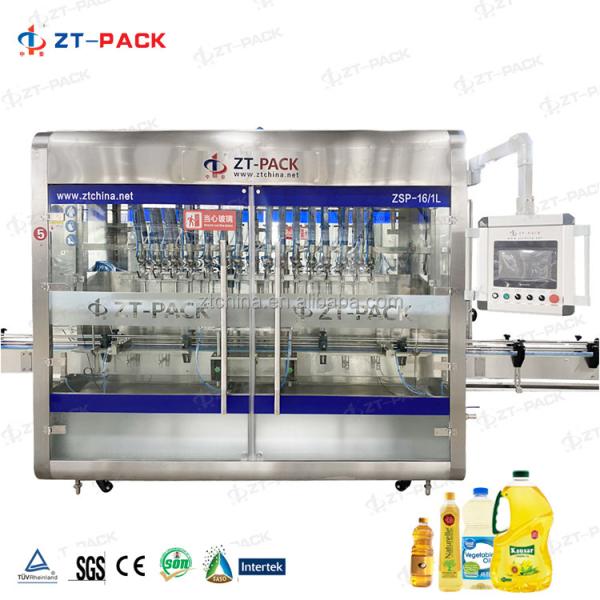 Olive Corn Oil Filler Equipment Automatic Linear Refined Palm Avocado Sunflower