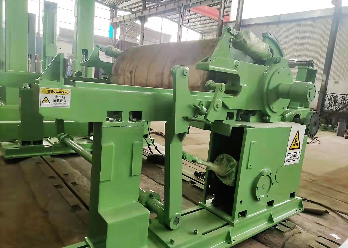 Kraft Paper Making Equipment Horizontal Pneumatic Winding / Reeling Machine
