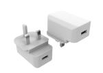 Fireproof PC RoHS ErP 5V 1a USB Wall Charger UK