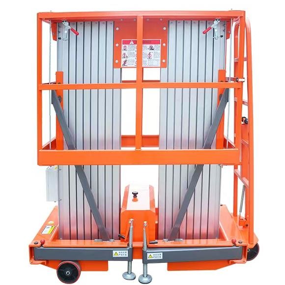 Portable 230kg Load Capacity 7.8m Working Height Hydraulic Electric Aerial Work Platform Lift