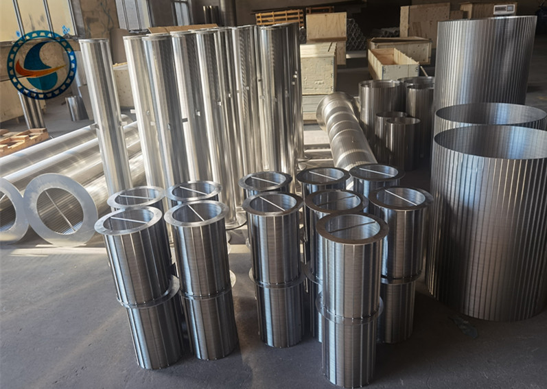 Bucket Type Stainless Steel 316l Grade Wedge Wire Filter Element OD 200mm