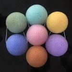 Round Konjac Body Sponge Eco Friendly OEM ODM