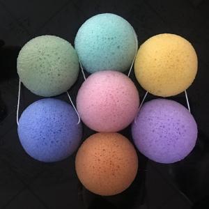 China Round Konjac Body Sponge Eco Friendly OEM ODM wholesale