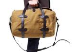 Khaki Retro Shoulder Weekender Waxed Men'S Canvas Travel Duffel Bags