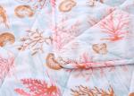 Polyester Cotton Leaf Floral Printed 150x200cm Fiber Quilts