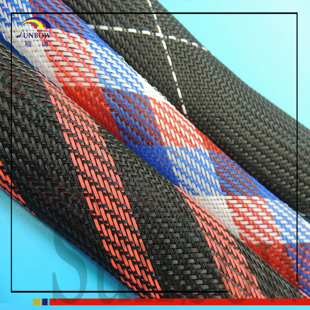 Polyster Monafilament PET Braided Expandable Cable Protection Sleeves