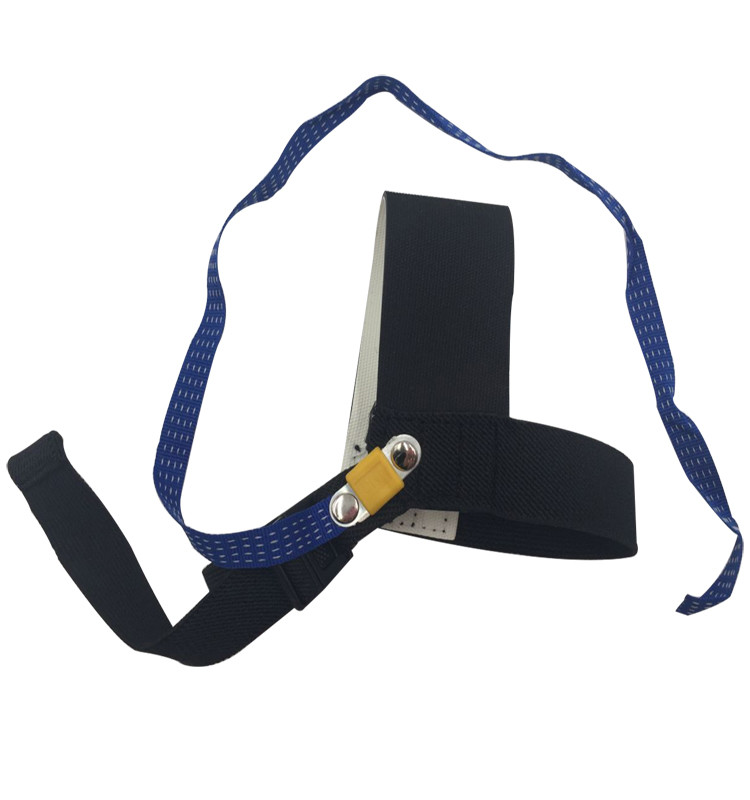 Two Layers Esd Products Anti Static Ankle Strap 450mm Length For Workshops