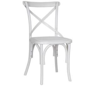 China Resin China Cross Back Chair for Restaurant,Hotel,Wedding Event wholesale