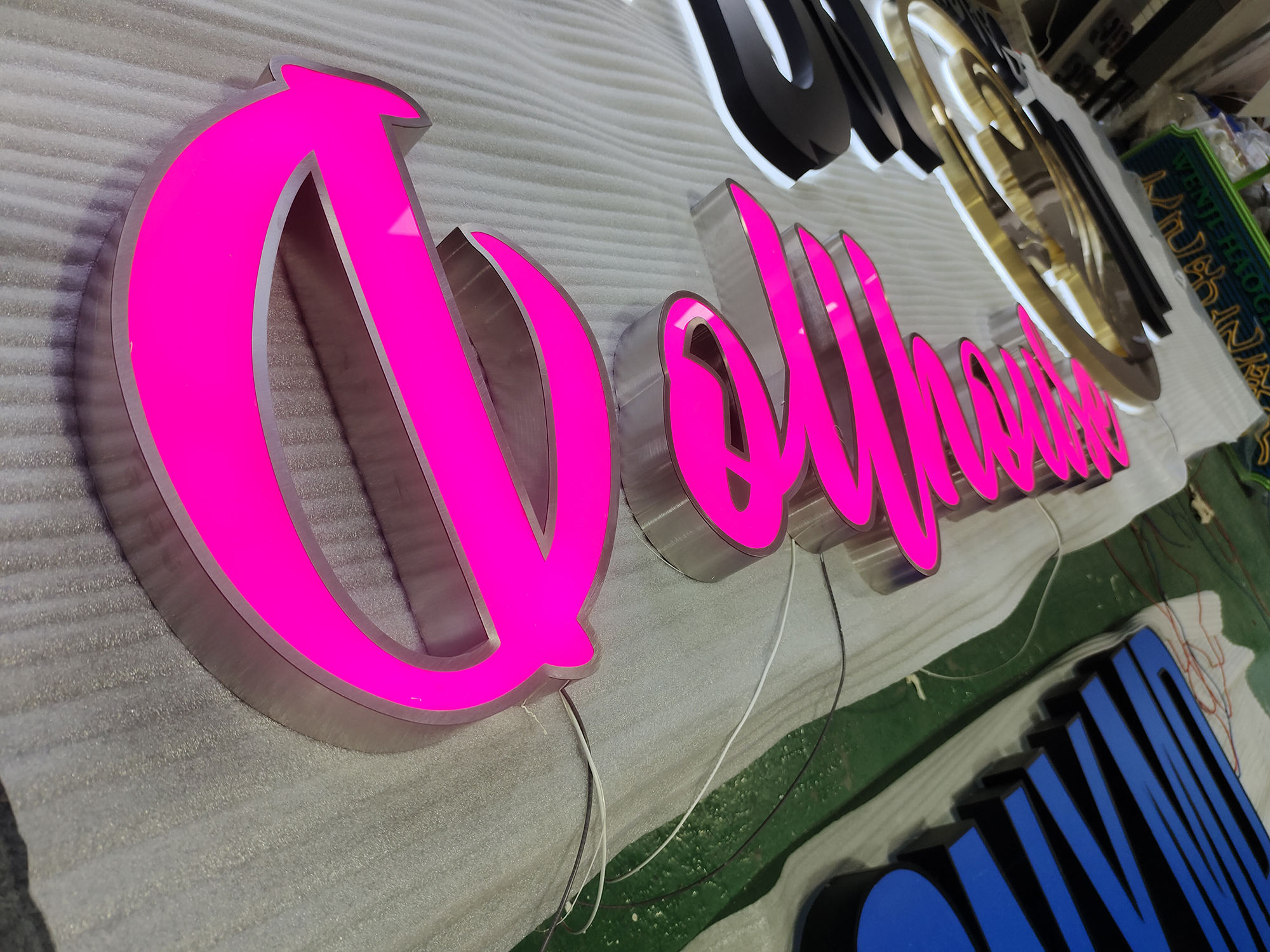 Wholesale Customizedmizes Led Letters Backlit Letter Sign 3d Led Ligiht Channel Letter Signs