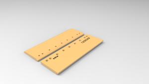 China Motor Grader Flat Cutting Edge 1359349 wholesale