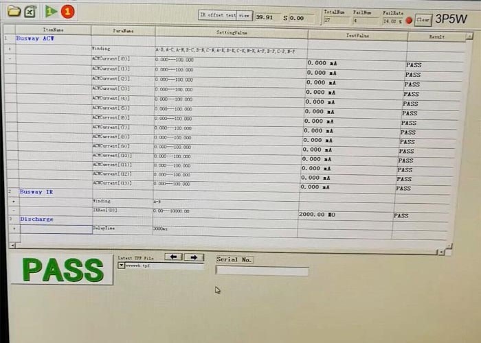 Auto Manual Compact Busbar Trunking System With 2 Axis Servo