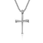 Blue and Gold Metal Prayer Choker for Men Stainless Steel Link Chain Necklaces
