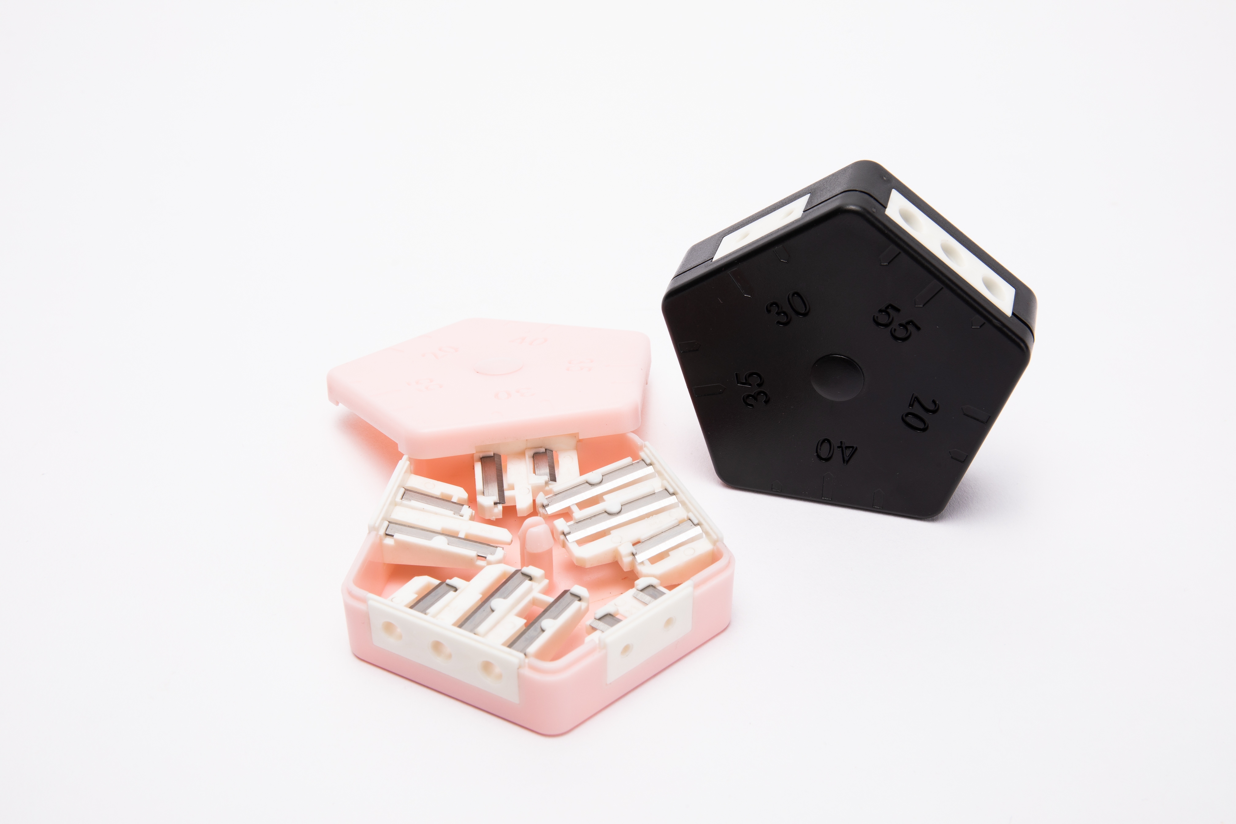 ABS Clock Pattern Pencil Lead Sharpener Alloy Steel