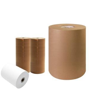 China Brown White Raw Gummed Kraft Paper Jumbo Roll Tape Per Ton wholesale