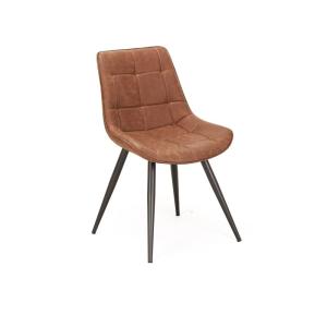 China Modern Restaurant Furniture 84cm 50cm PU Leather Dining Chair wholesale