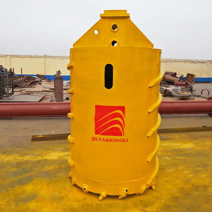 OD800mm Rock Core Barrel Bucket With Bullet Teeth For Hard Ground