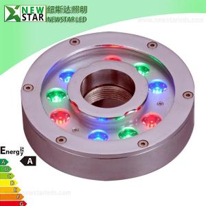 China 9W IP68 Waterproof CREE LED Underwater Light, LED Fountain Lights wholesale