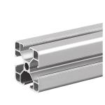 OEM Customized Silver Extrusion Aluminum Profiles T Slot Aluminum Heatsink
