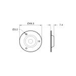 Jack plate for amplifiers.