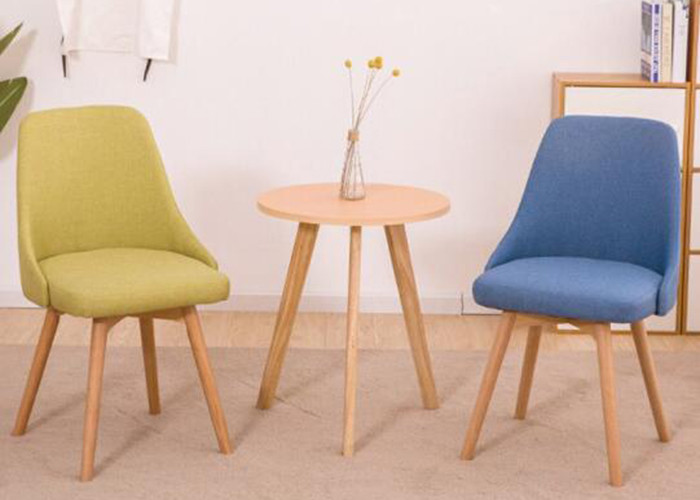 Avant Garde Beech Multi Colored Dining Room Chairs Flannel Soft Cushion Design