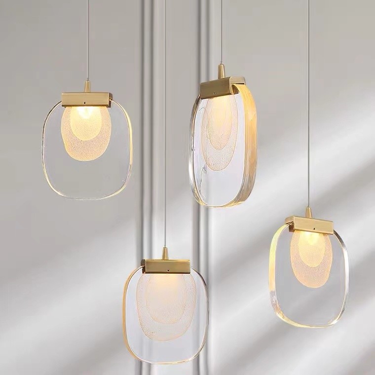 Modern Hotel Lobby Villa Decoration Pendant Light Custom Large Project Luxury LED Crystal Chandelier