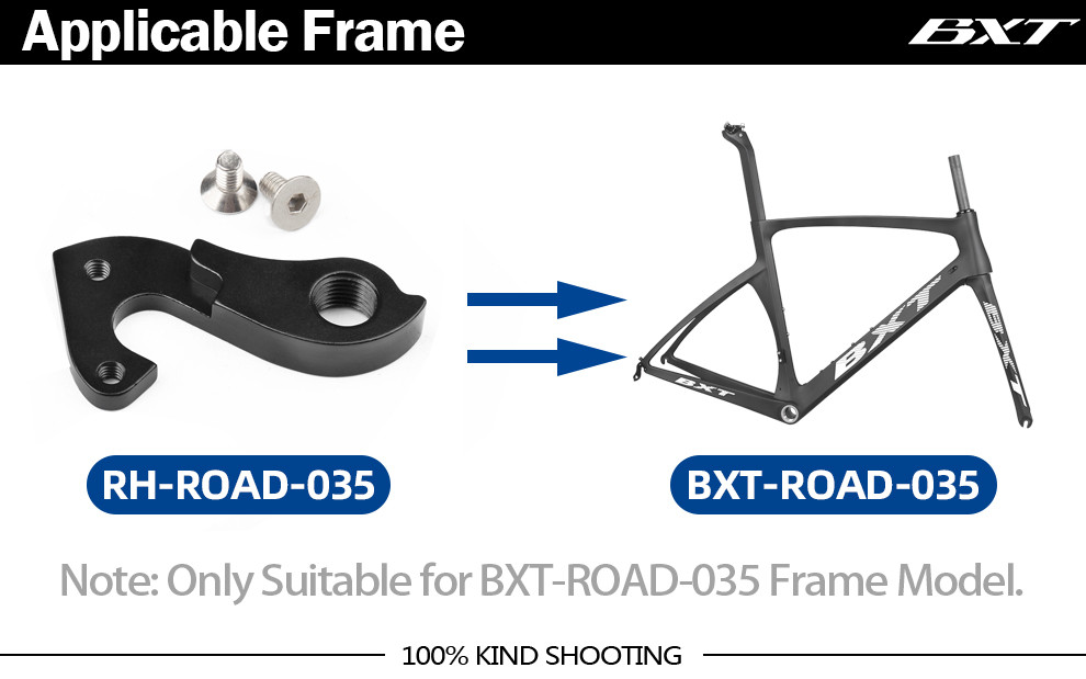 Black Carbon Road Bike Frame Rear Derailleur Bracket Axle Unit Aluminum Alloy