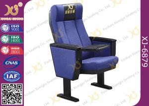China School Conference Hall / Theatre Seating Chairs PU Armrest High Back Cushion wholesale