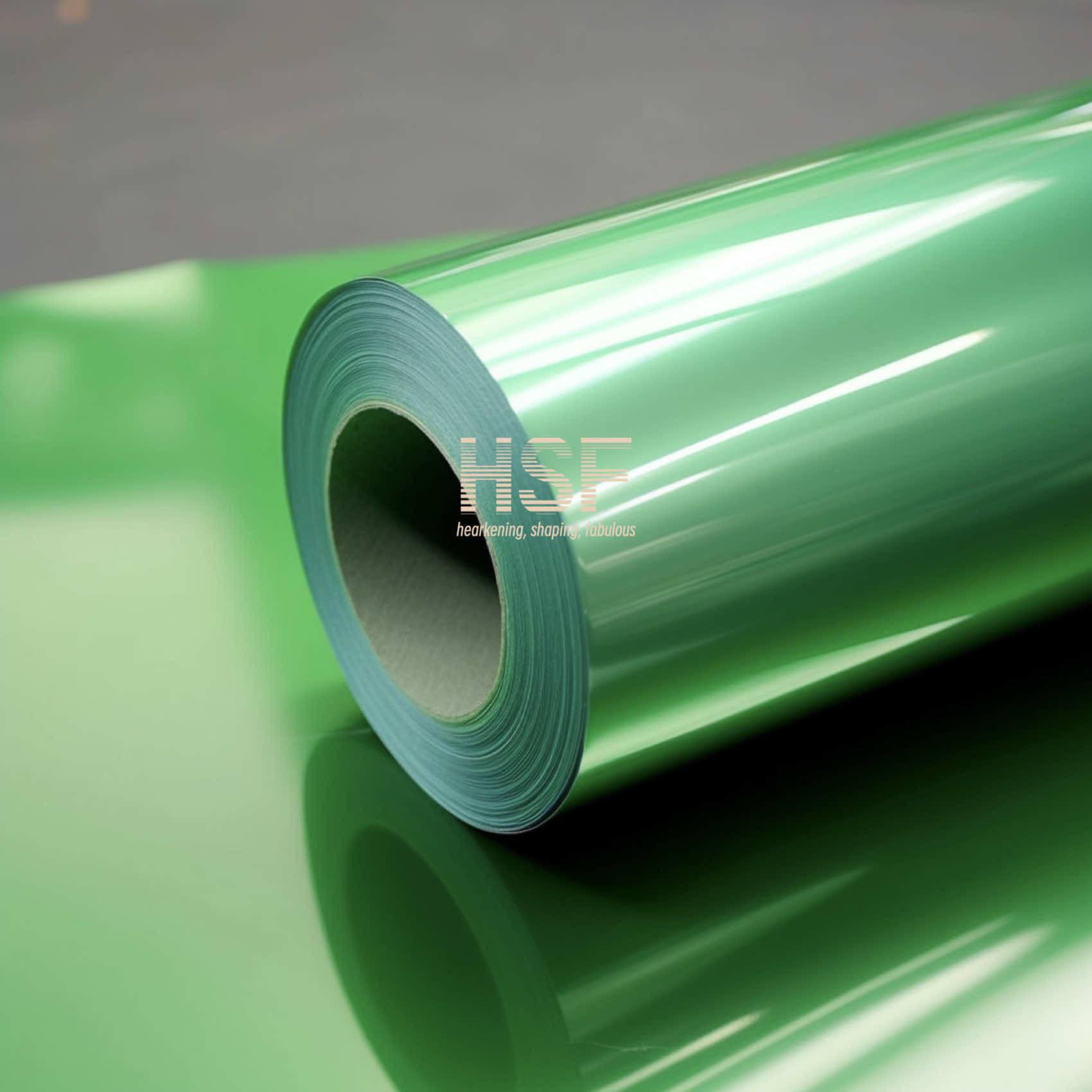 50um Green PET Non Silicone Release Film Used As Release Liner