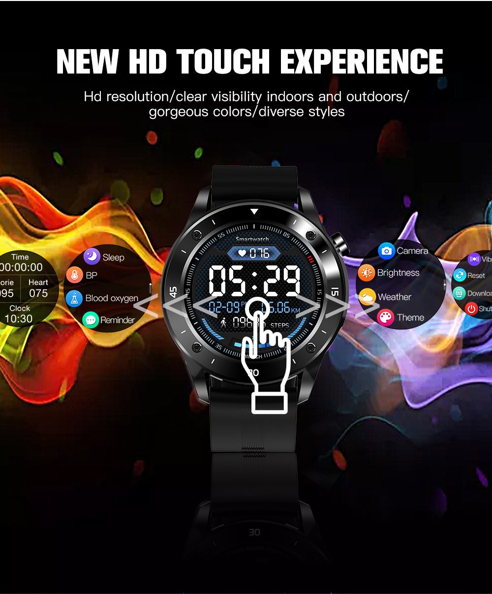 NFC F20 Classic Minimalist Watches Heart Rate Sedentary Reminder Monitor Relojes Inteligentes