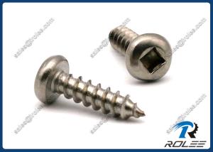 China 304/18-8/316 Stainless Steel Square Drive Pan Head Sheet Metal Screw wholesale