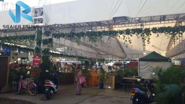 1200 * 800mm Aluminum Roof Truss High Loading Capacity For Indoor / Outdoor