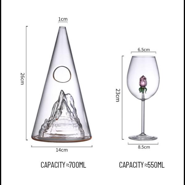 Bulk Wholesale Lead-Free Crystal Wine Aerator Decanter | Artisan-Made 750mL Trade-Ready Carafe
