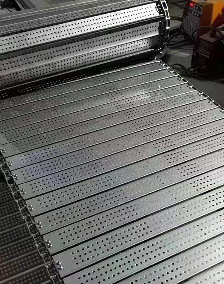 Heavy Duty Stainless Steel Plate Link Conveyor Belt for Food Machinery