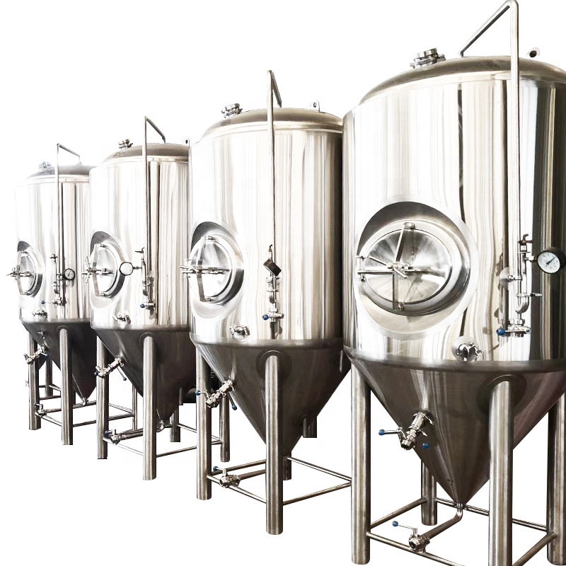 Electricity/Steam/Fire Heating Method Conical Fermentation Tank for Beer Brewery Equipment