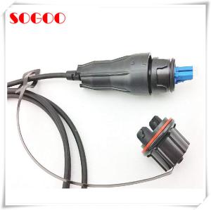 China LC- LCD Fullaxs Outdoor Fibre Optic Cable SM Duplex G657A1 With Grounding wire wholesale