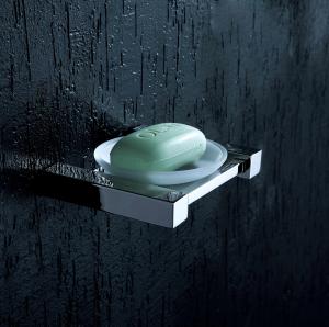 China Sink Wall Mount Soap Holder Sus304 Polished Satin Customized wholesale