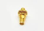 Bulkhead Mount Hermetic Seal SMA Female to SMA Female Adapter