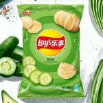 Lay's cucumber Flavor Chips - 70 g Packs, 22 -Count Wholesale Case- Asian Snack