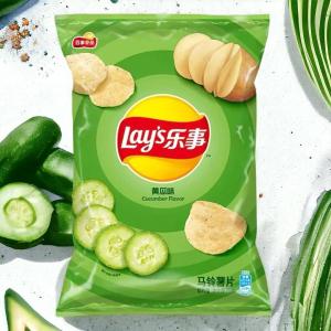 China Lay's cucumber Flavor Chips - 135 g Packs, 14 - MEGA PACKS Count Wholesale Case- Asian Snack Supplier - China Origin wholesale