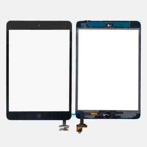 China iPad Mini Touch Screen Glass Digitizer+ Home Button Assembly Black wholesale