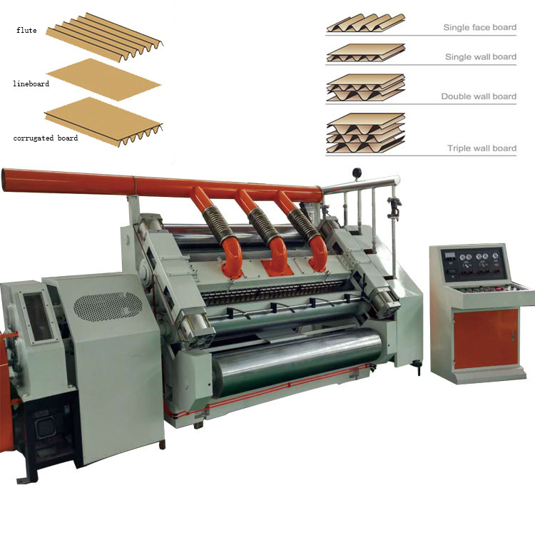 China 100m/Min Fingerless Single Facer Corrugated Machine wholesale