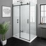 QJYSDG01 3mm-12mm Thickness Frameless Sliding Shower Door for Bathroom