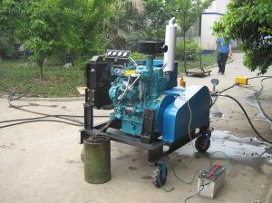 China 30kw 1000 Bar Water Blaster Machine Hydroblast Pressure Washer Diesel Engine Drive wholesale
