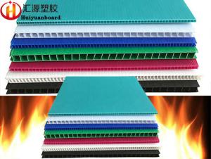 China Good Toughness 6mm Correx Fire Retardant Sheets wholesale