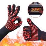EN420 EN388 Heat Resistant Bbq Gloves 1472F