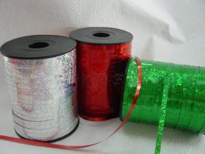China Bird Frighten Holographic Curling Ribbons Roll 130u Thickness wholesale